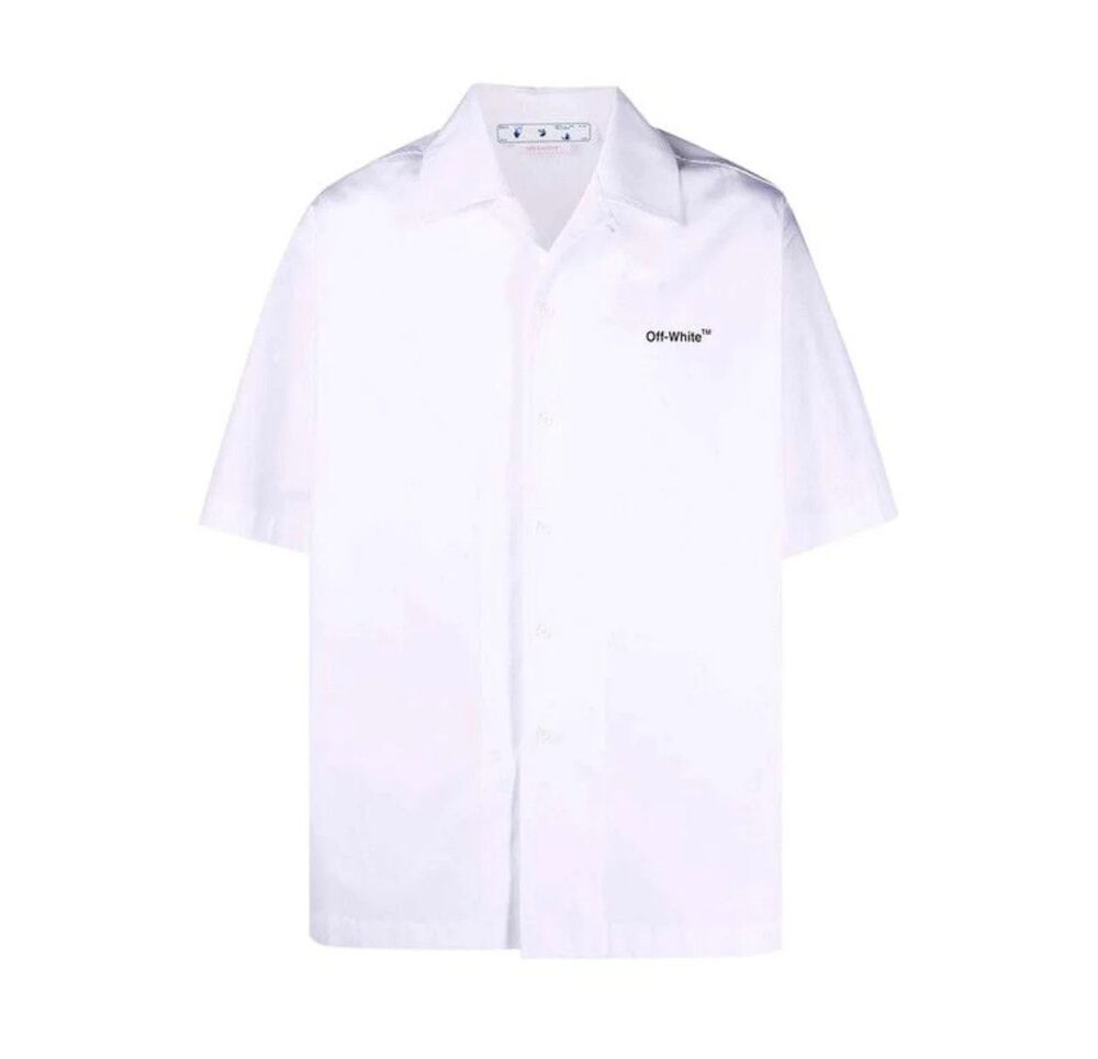 Off-White Caravaggio Arrow Shirt White Mens
